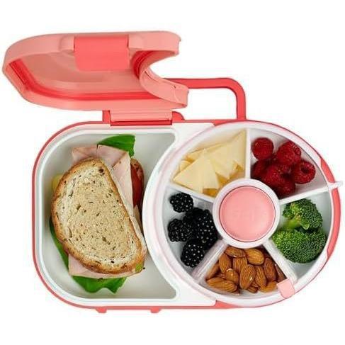 Roterende Matboks for Barn med Snackskive