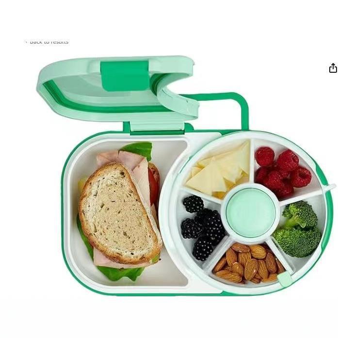 Roterende Matboks for Barn med Snackskive